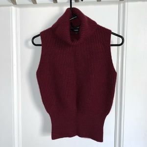 Theory cashmere sleeveless turtleneck EUC